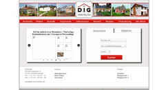Desktop Screenshot of dig-immobilien.de